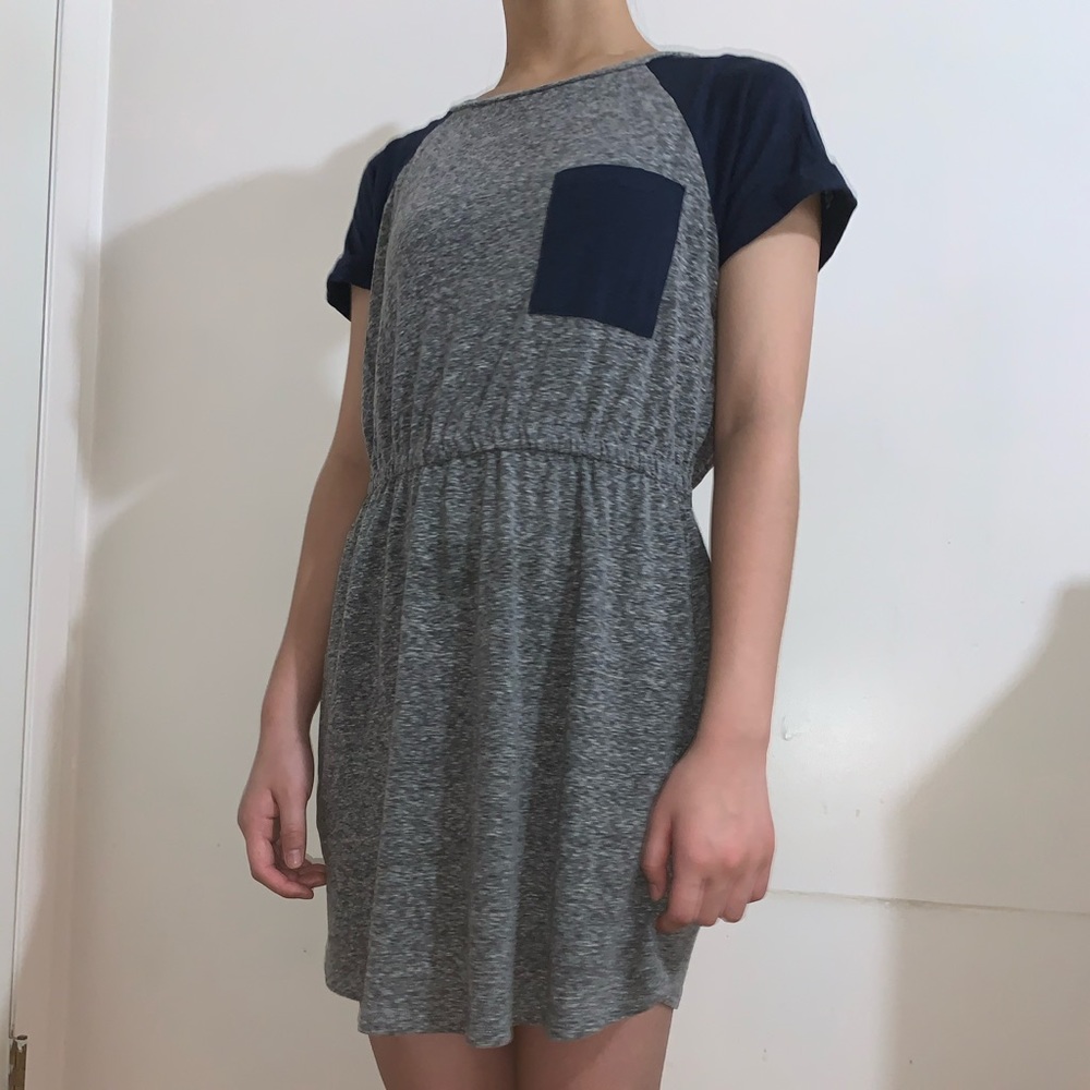 Forever 21 Grey T-Shirt Dress